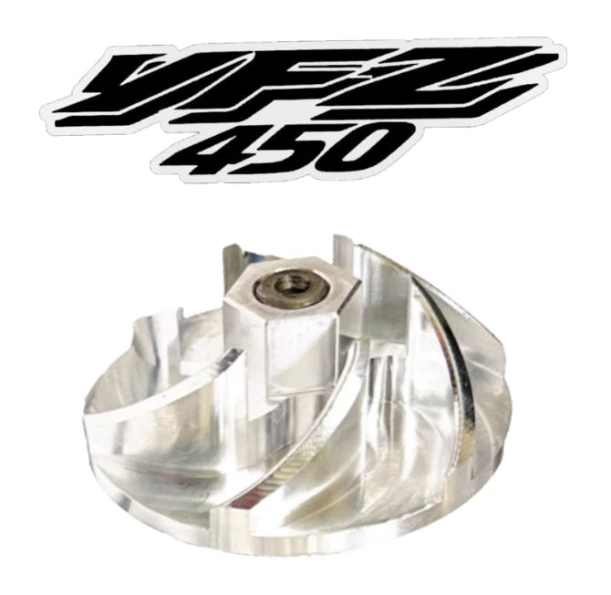 03-13 YZ450F YZ 450F Billet Water Pump Impeller Gear Redesigned Hi Flow CNC USA