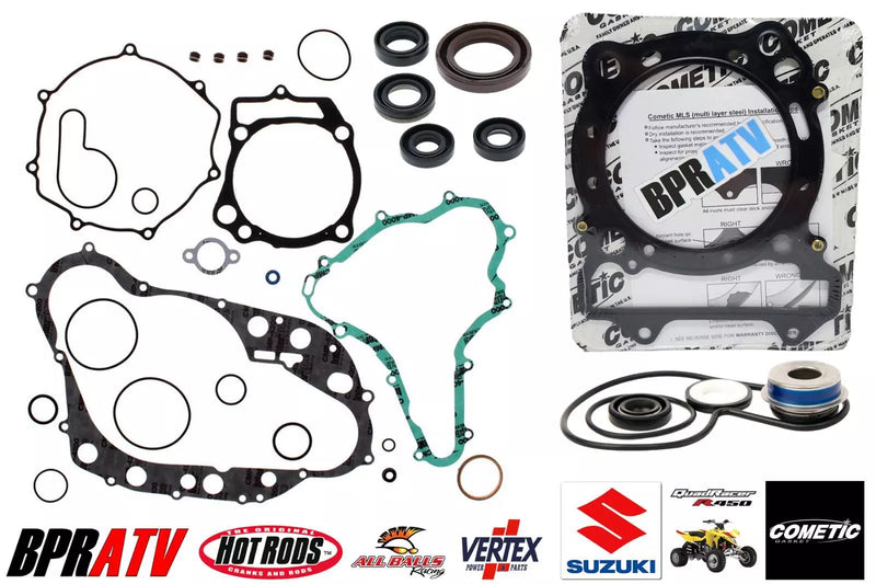 LTR450 LTR 450 LT-R450 Complete Big Bore Head Gaskets Seals Gasket Seal Kit H2O