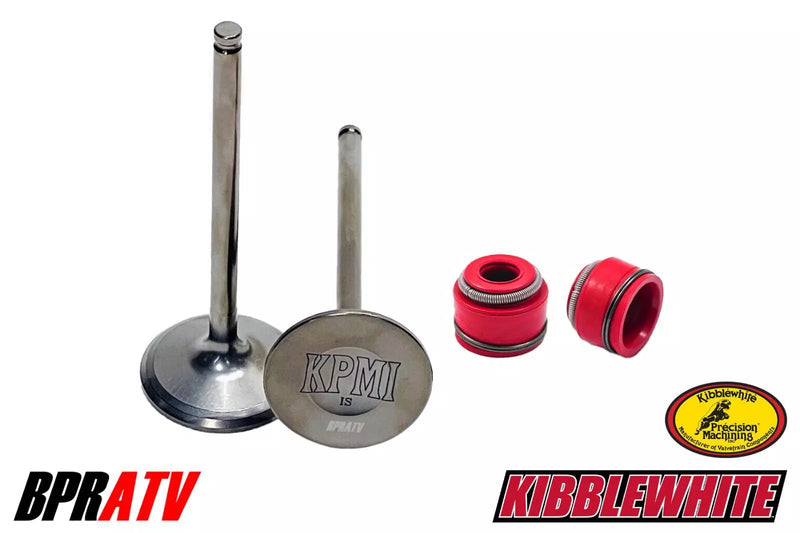 YFZ450R YFZ 450R Stock Replacement Kibblewhite Intake Exhaust Valves RED Seals