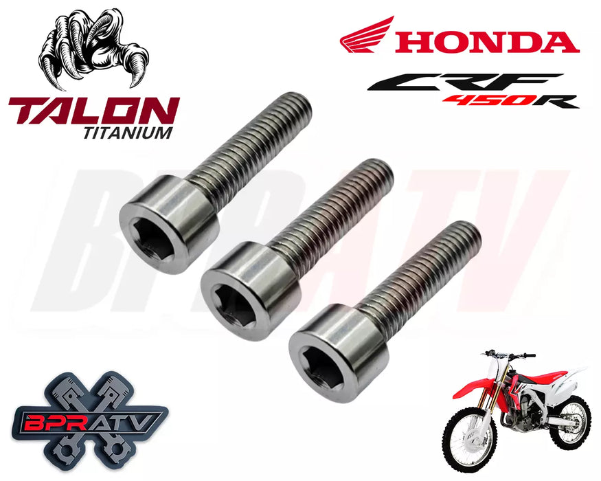 02-08 Honda CRF450R CRF 450R 450X BPR Talon Titanium Clutch Cover Bolt Bolts Kit