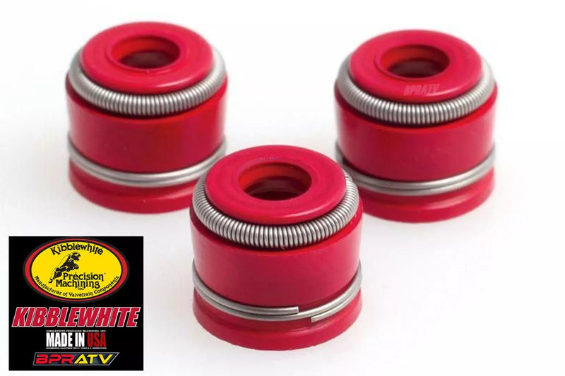 08-09 Honda TRX700XX 700XX Kibblewhite Red Viton Valve Guide Stem Seal Kit Seals
