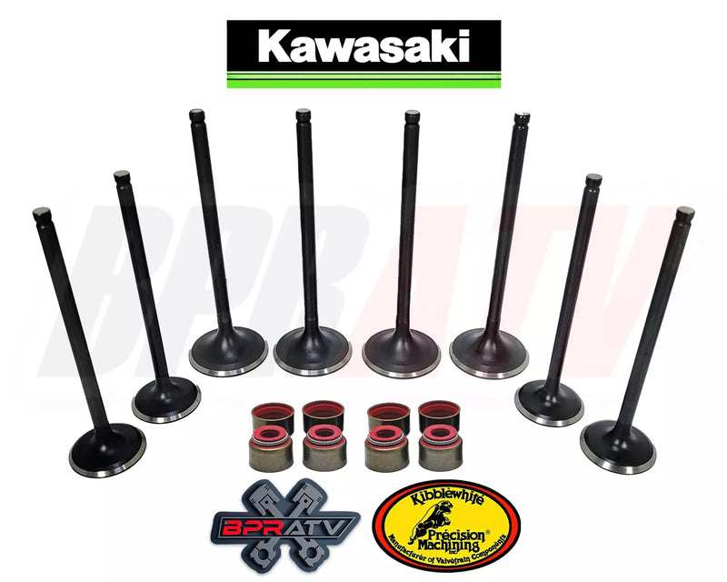 05-13 Kawasaki Brute Force KVF 650 Exhaust Intake Valves Kibblewhite Stem Seals