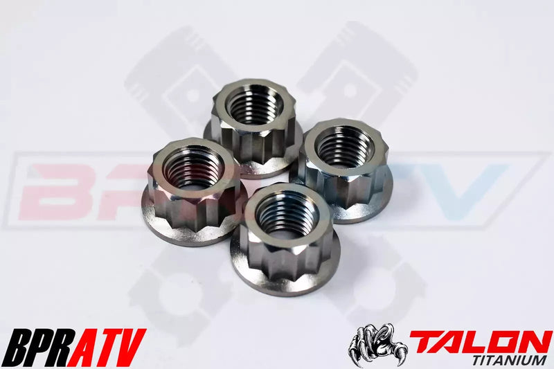 19+ KX450 KX450X Cylinder Head Studs TITANIUM 12 Point Nut Stud Bolt Upgrade Kit