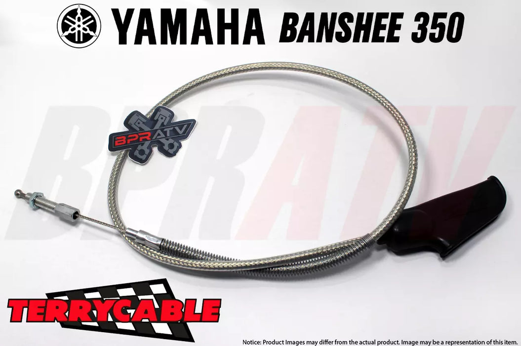 Banshee 350 Terry Steel Braided Dual Thumb Throttle & Clutch Cable PWK PJ Carbs