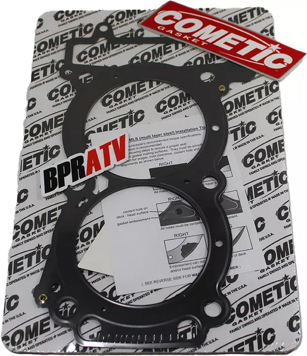 Polaris RZR XP XPT TURBO Standard Bore Cometic Top End 4 Layer Head Gasket Seals