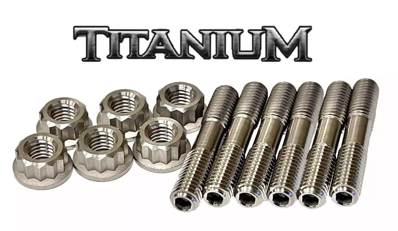 Rhino Grizzly 660 Titanium Exhaust Studs Gaskets Ti Manifold Stud Gasket Kit Set
