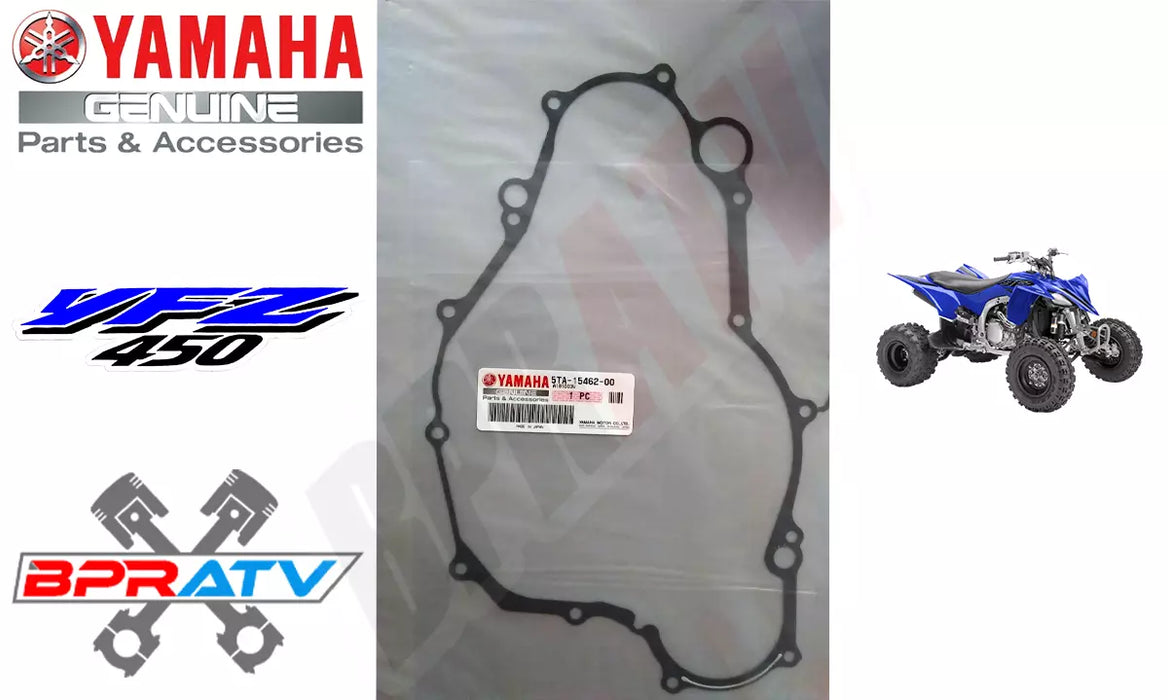 YFZ450 YFZ 450 OEM Clutch Cover Gaskets Both Yamaha Right Side Cover Gasket Pair