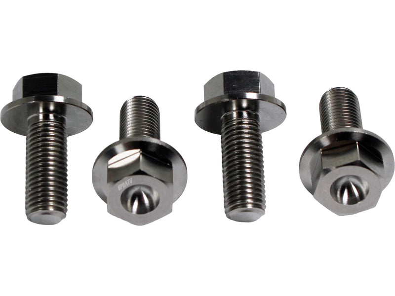 04-13 Raptor 350 YFM350 TITANIUM Foot Peg Bolts HEX Flange Bolt Upgrade Set Kit