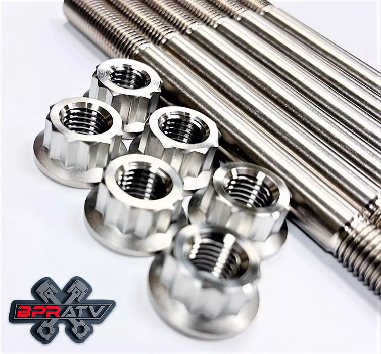 YFZ450 YFZ 450 ATV TITANIUM Head Stud Kit Strongest Best Ti Aftermarket Studs