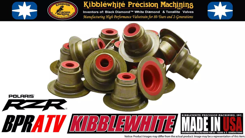 RZR XP Turbo S S4 Kibblewhite Valve Stem Seals Complete Viton Top Hat Seals Kit
