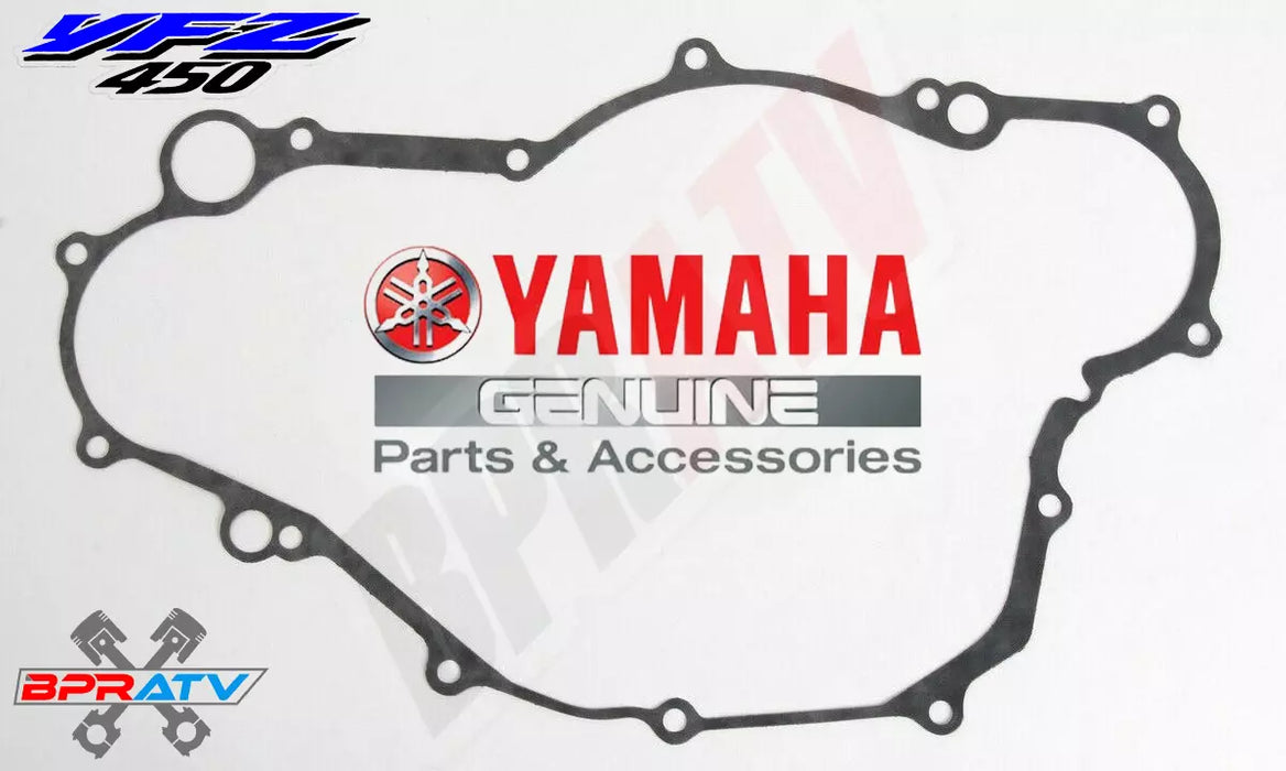 YFZ450 YFZ 450 OEM Clutch Cover Gaskets Both Yamaha Right Side Cover Gasket Pair