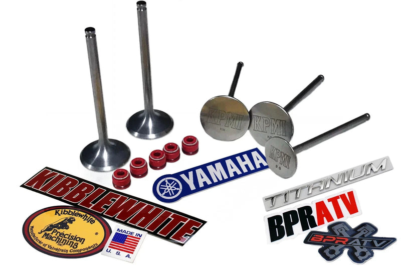 Yamaha YFZ450 YFZ 450 TITANIUM Head Fix Kibblewhite Intake Exhaust Valves Seals