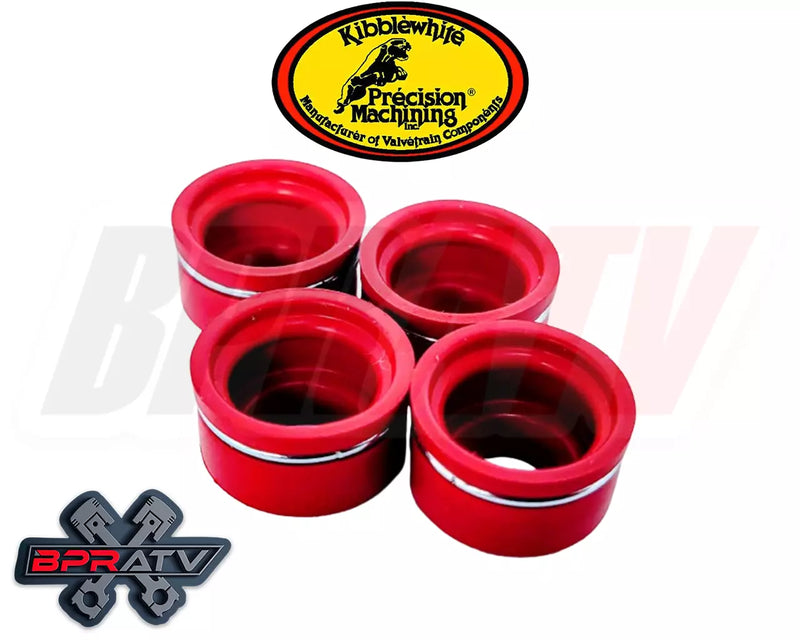 08-09 Honda TRX700XX 700XX Kibblewhite Red Viton Valve Guide Stem Seal Kit Seals