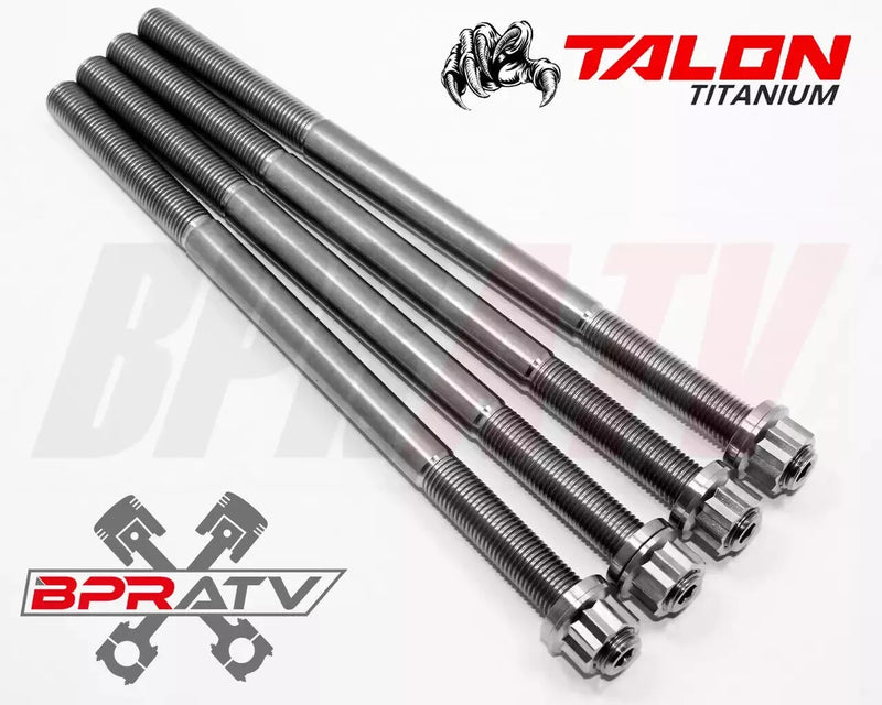 19+ KX450 KX450X Cylinder Head Studs TITANIUM 12 Point Nut Stud Bolt Upgrade Kit