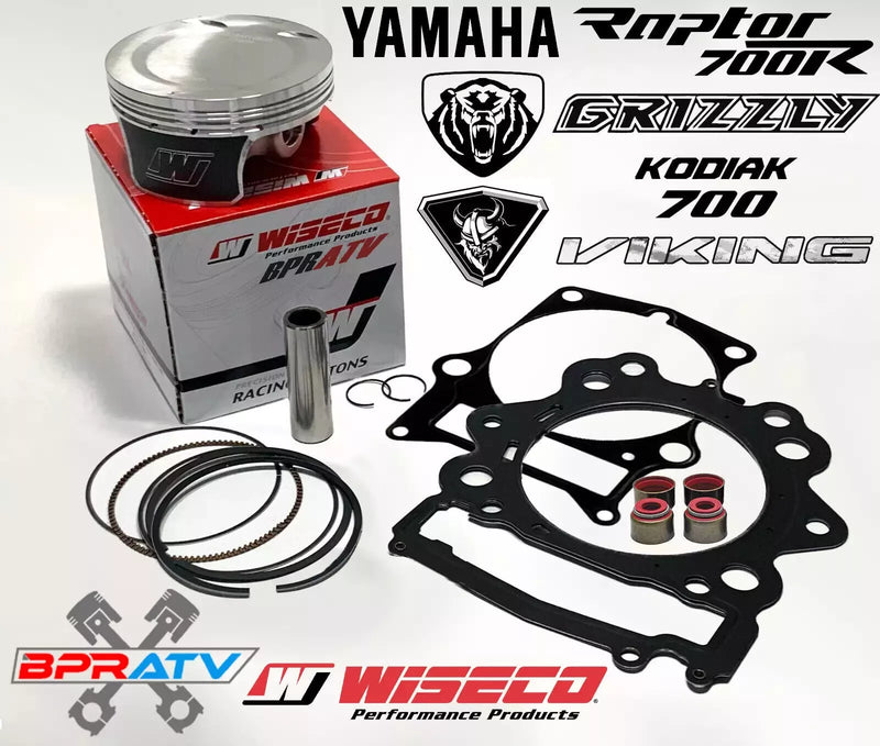 Rhino Viking Grizzly 700 Cylinder Piston Rebuilt Stock Bore Top End Rebuild Kit