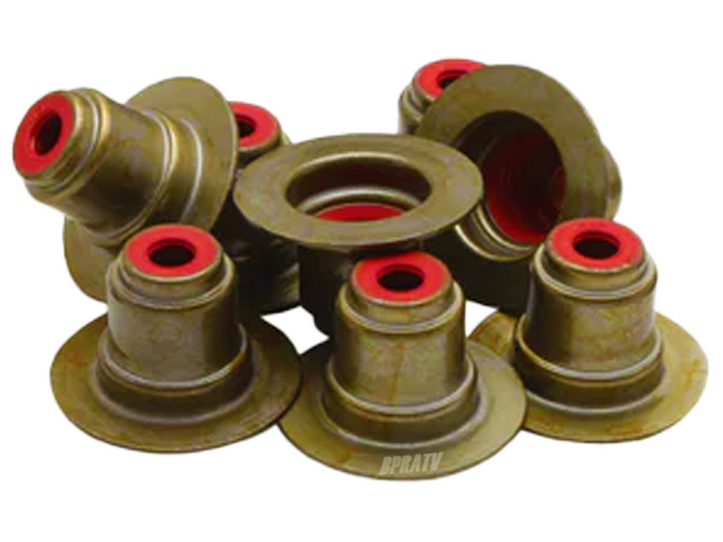 Harley Davidson Kibblewhite RED Viton Valve Stem Seals M8 8 Pack OEM# 18100044