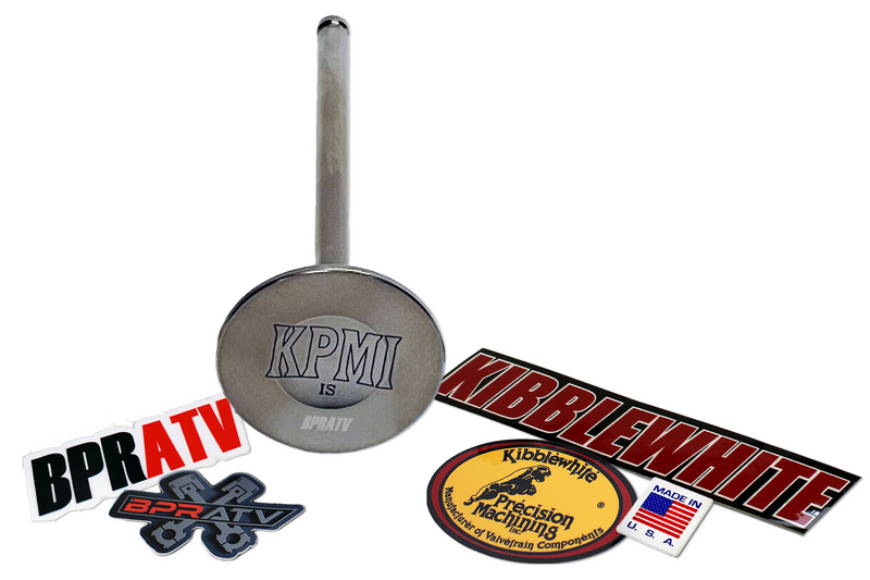 New Kibblewhite +1mm Valves & RED Seals Suzuki DRZ400 LTZ400 KFX400 Made In USA!