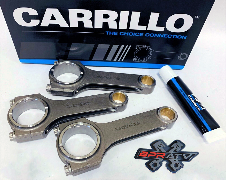 Yamaha YXZ1000R 80mm 9.5:1 Turbo Low Comp JE Pistons Kit Cometic Carrillo Rods