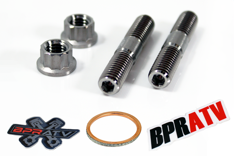 19+ KX450 KX 450 TITANIUM Head Pipe Exhaust Studs Kit Bolts Nuts Exhaust Gaskets
