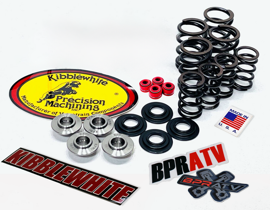 Kawasaki KLX300R KLX 300R Kibblewhite Valves Titanium Spring Kit Viton RED Seals