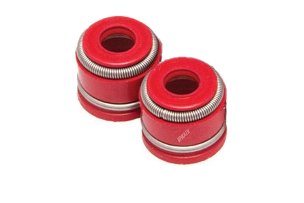 Polaris Sawtooth 200 Kibblewhite RED Viton Valve Stem Seals Seal (Set of TWO 2)