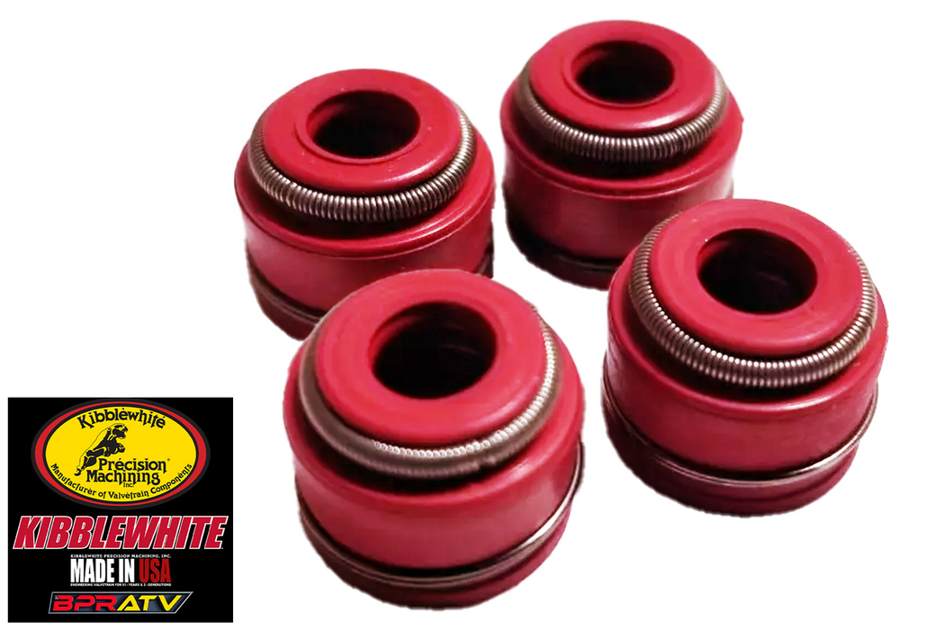 Polaris Sawtooth 200 Kibblewhite RED Viton Valve Stem Seals Seal (Set of TWO 2)