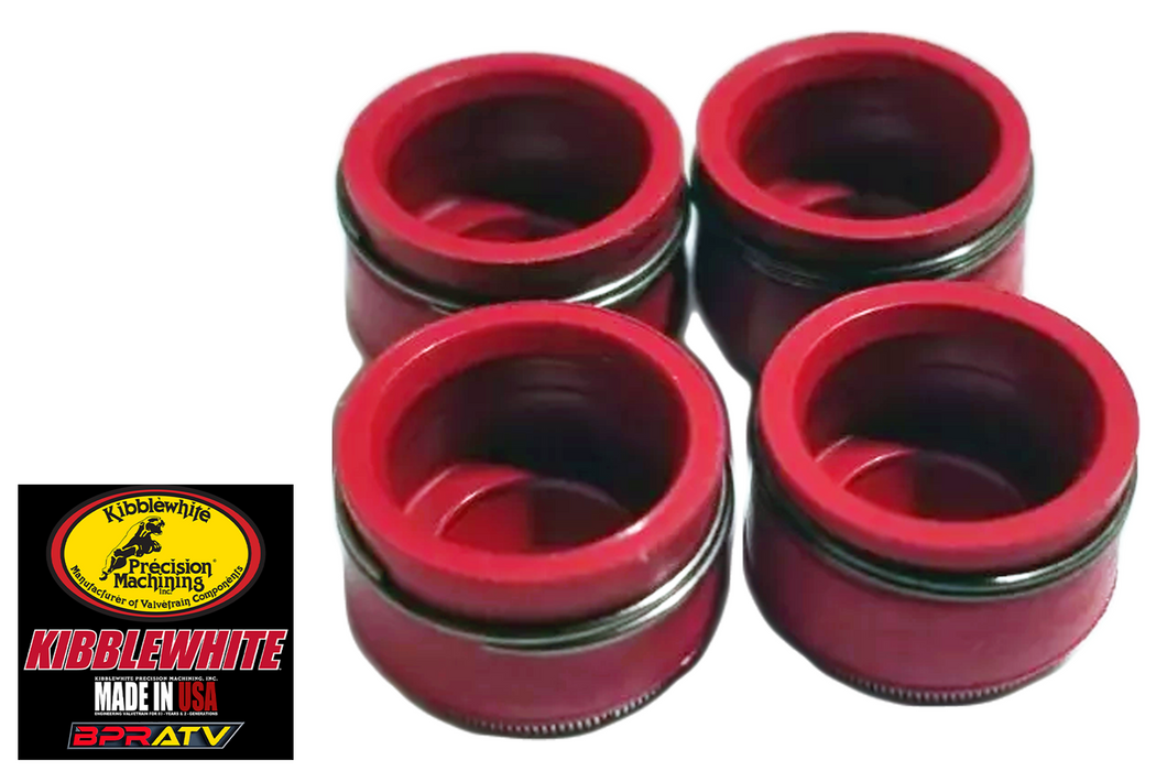 Kibblewhite Intake Exhaust Valve RED Viton Seals Kawasaki Ninja ZRX 1100 RX1200R