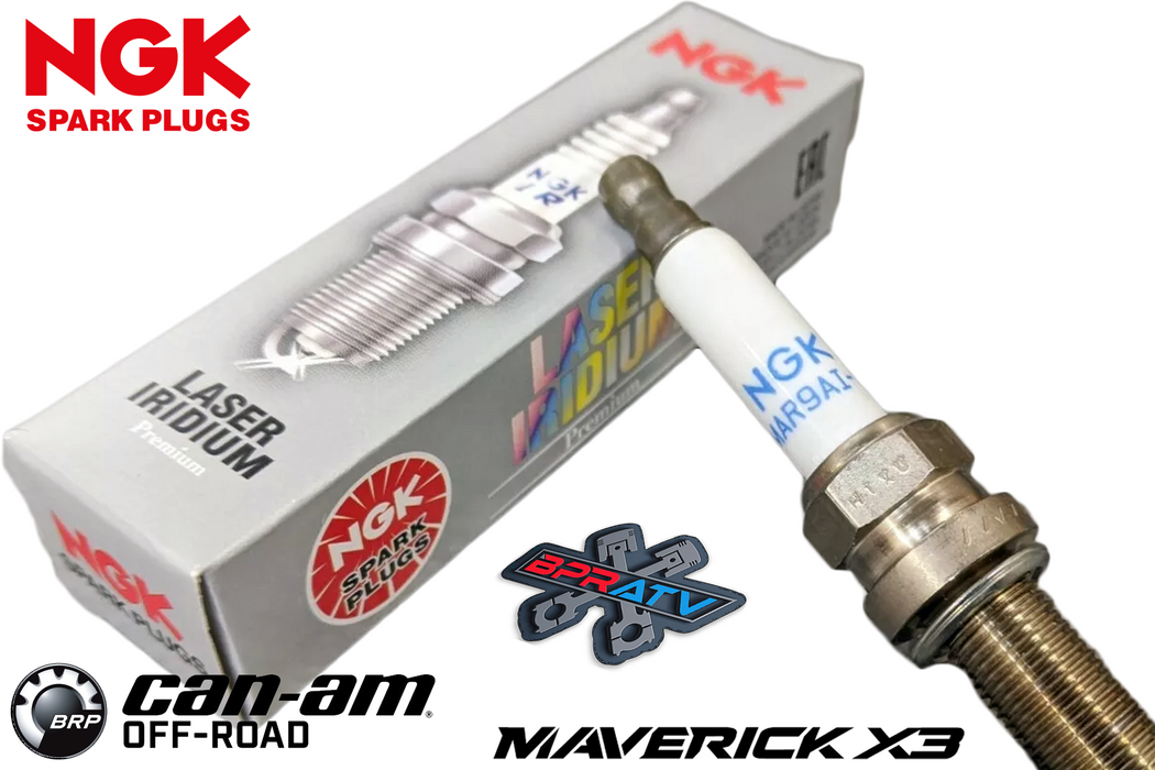 NGK Iridium Spark Plugs Set of 3 - LMAR9AI-8D for Can-Am Maverick X3 All Models!