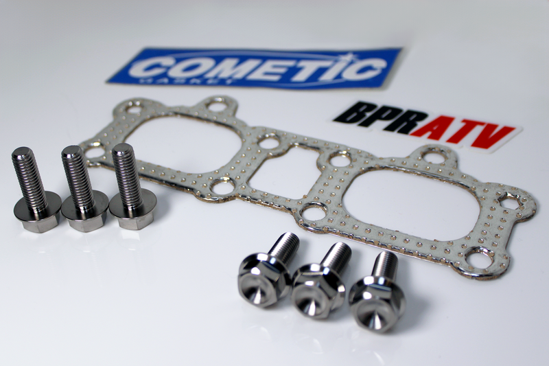 Cometic Polaris RZR 1000 Ranger XP 900 Exhaust Manifold Gasket Titanium Bolt Kit