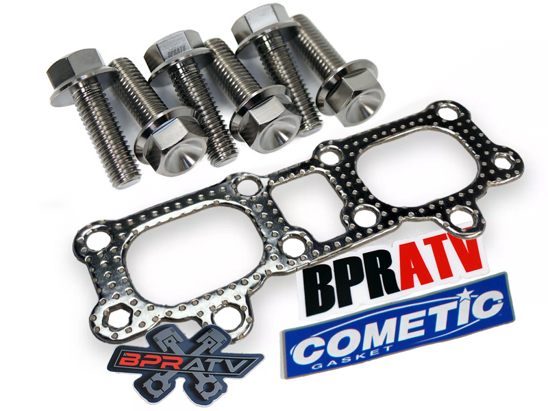 Cometic Polaris RZR 1000 Ranger XP 900 Exhaust Manifold Gasket Titanium Bolt Kit