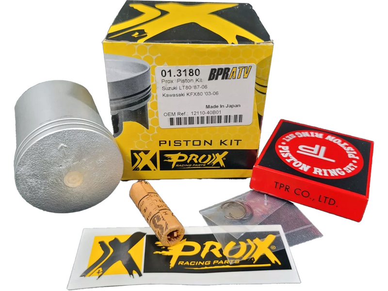 Suzuki LT 80 LT80 Stock Bore Cylinder Head Pro X Piston Kit Gaskets Top End Kit