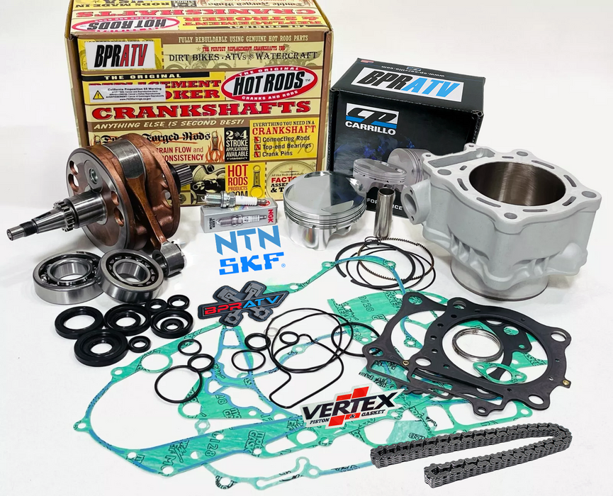 Honda TRX450R TRX 450R 11:1 CP Piston Cylinder Hot Rods Crank Rebuild Kit '04 05