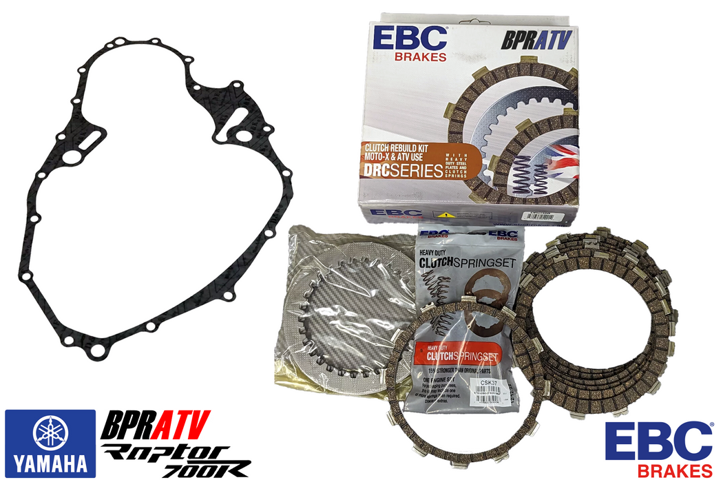 EBC DIRT RACER Clutch Rebuild Kit Fibers Plates Springs Gasket Yamaha Raptor 700