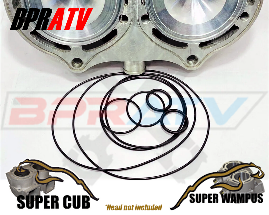 BPRATV Yamaha Banshee SUPER CUB Head Oring Kit Domes O-rings O Rings Orings Set