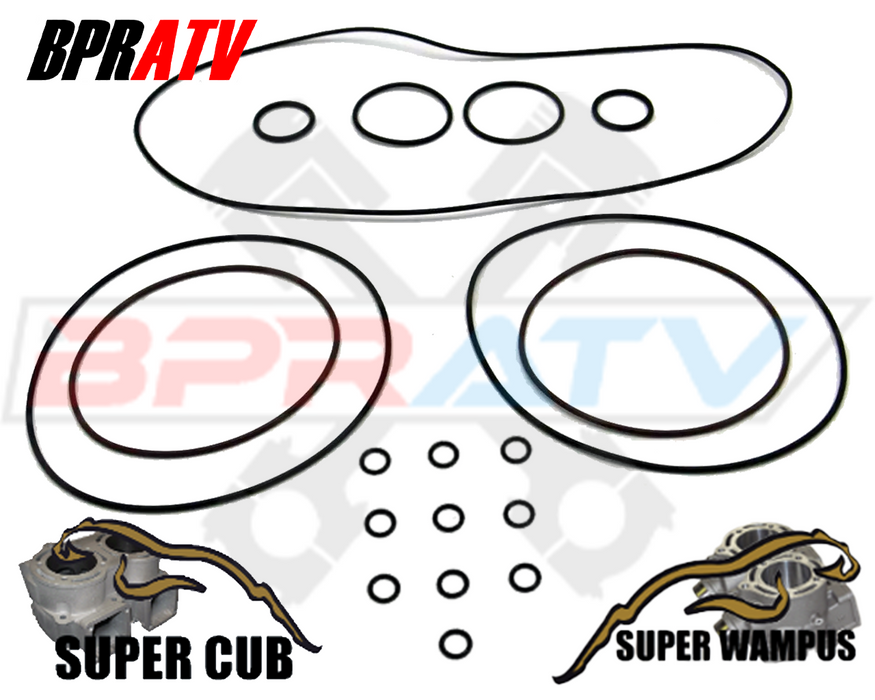 BPRATV Banshee SUPER CUB 521 496 472 BILLET Cylinder Head 23cc Domes O-Rings Kit