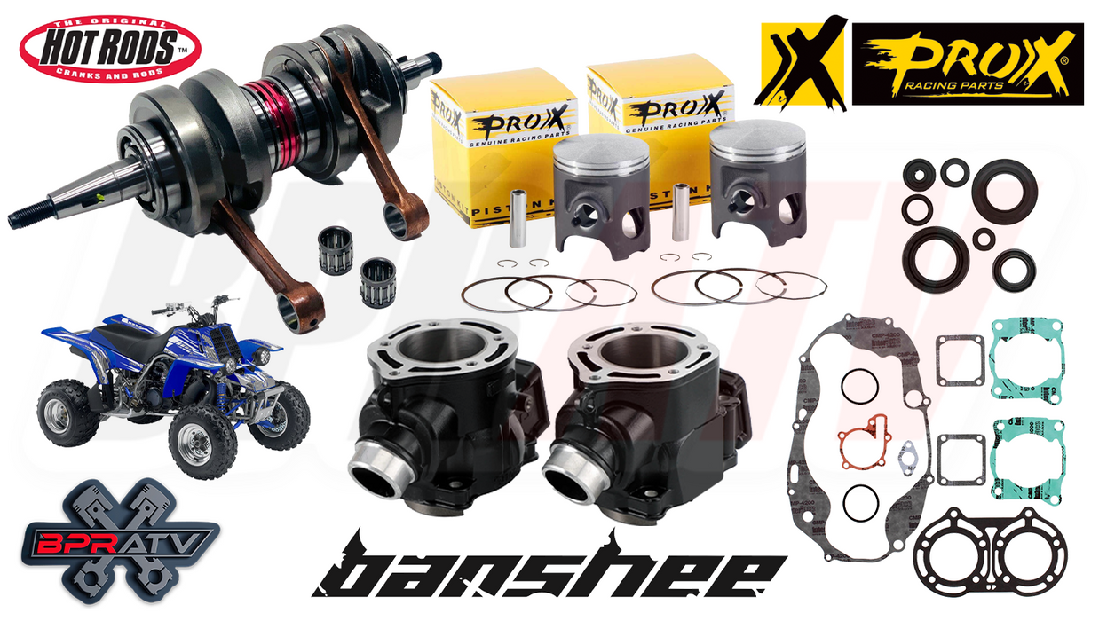 BPRATV Banshee Cylinders ProX Piston Complete Engine Top Bottom End Rebuild Kit