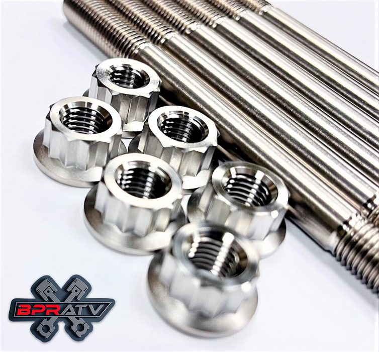 Pro Design Cool Head Studs TITANIUM Banshee PD300A Cylinder Head Ti Stud Nut Kit