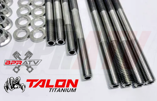 400EX XR400R Titanium Cylinder Studs Head Studs Crankcase Cylinder Head Stud Kit