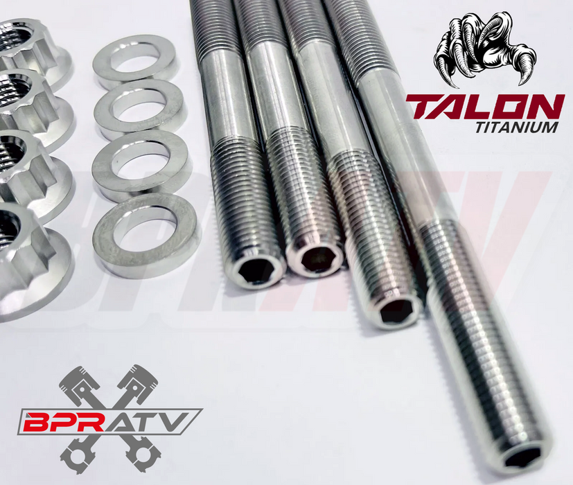 17-25 CRF450R CRF 450R Ti Cylinder Head Studs TITANIUM Stud Bolt Nut Upgrade Kit