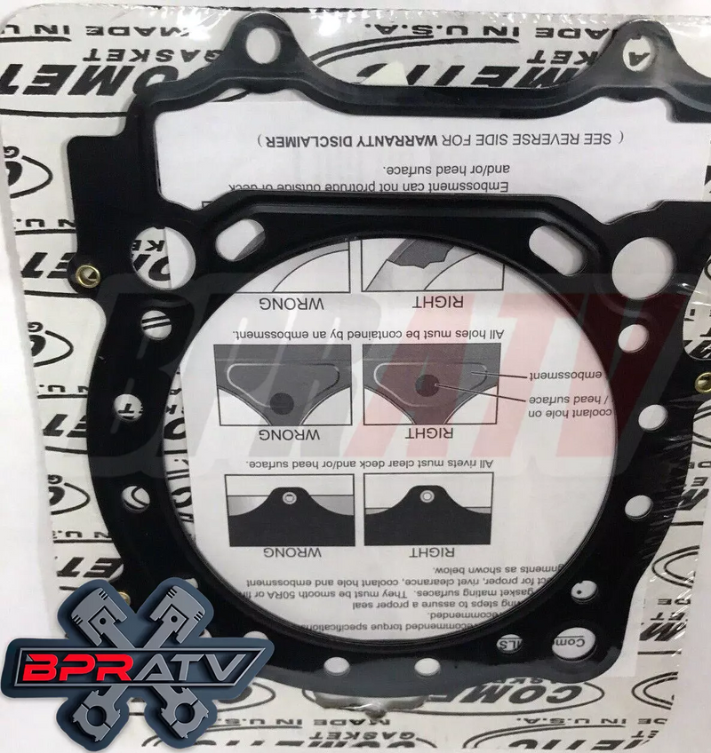 Suzuki DRZ400 DRZ 400 DR-Z Z400 90mm Stock Bore Cometic Top End MLS HEAD Gasket