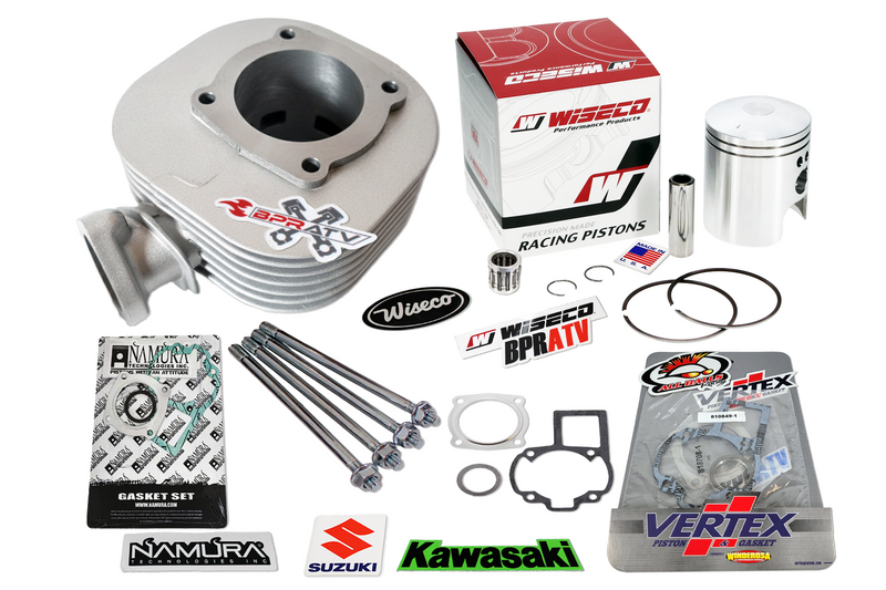 BPRATV Suzuki LT80 Kawasaki KFX80 52mm Big Bore Wiseco Forged Piston Top End Kit