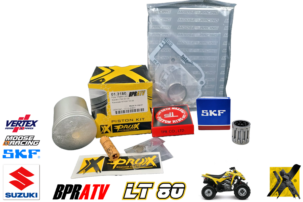 Suzuki LT80 Kawasaki KFX80 50.50mm 0.50mm Over Size PROX Top End Kit 01.3180.050