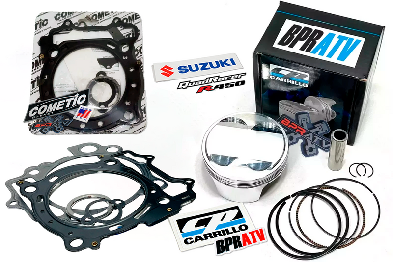 CP-Carrillo Forged 95.5mm Piston 13:1 + Cometic Gasket Kit Suzuki LTR450 '06–11