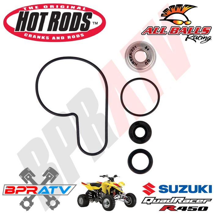 06-09 LTR450 LT-R 450 Hot Rods Water Pump Rebuild Kit Gasket Mech Seals WPK0043