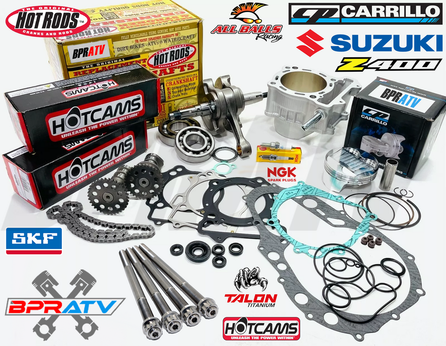 09-14 LTZ400 LTZ 400 Hot Rods Hot Cams CP Big Bore Cylinder STROKER Rebuild Kit