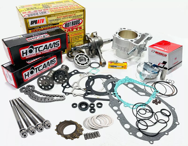 03-08 LTZ400 LTZ 400 Hotrods Stage 2 Hotcams Big Bore Cylinder STROKER Motor Kit