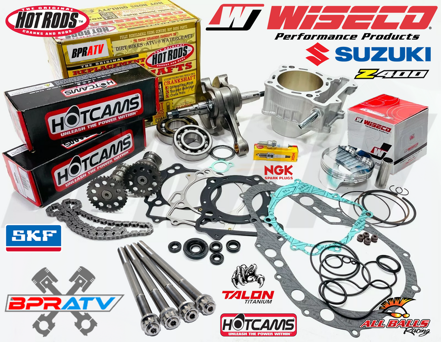 Suzuki LTZ400 LTZ 400 Hot Rods Stage 2 Hot Cams Crank WISECO Piston Rebuild Kit