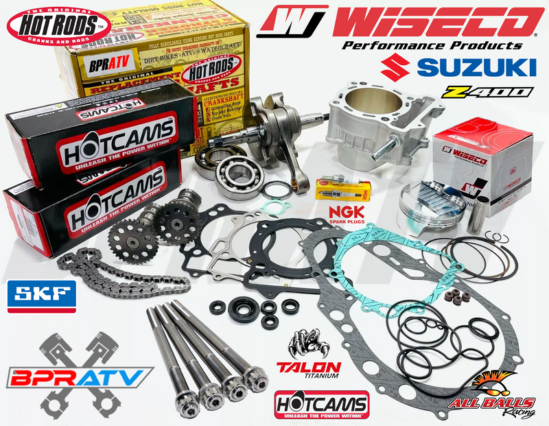 03-08 LTZ400 LTZ 400 Hotrods Stage 2 Hotcams Big Bore Cylinder STROKER Motor Kit