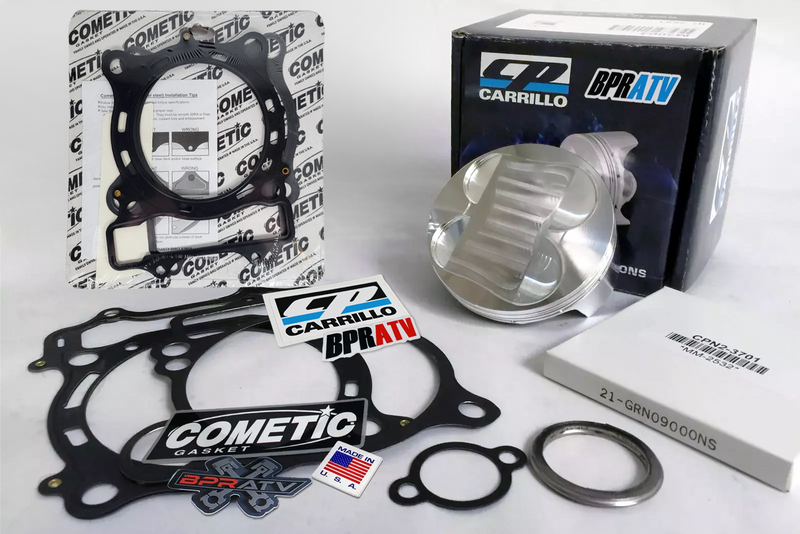 LTZ400 LTZ 400 Z400 90mm Stock Bore 12.5:1 CP Carrillo Piston Cometic Gasket Kit