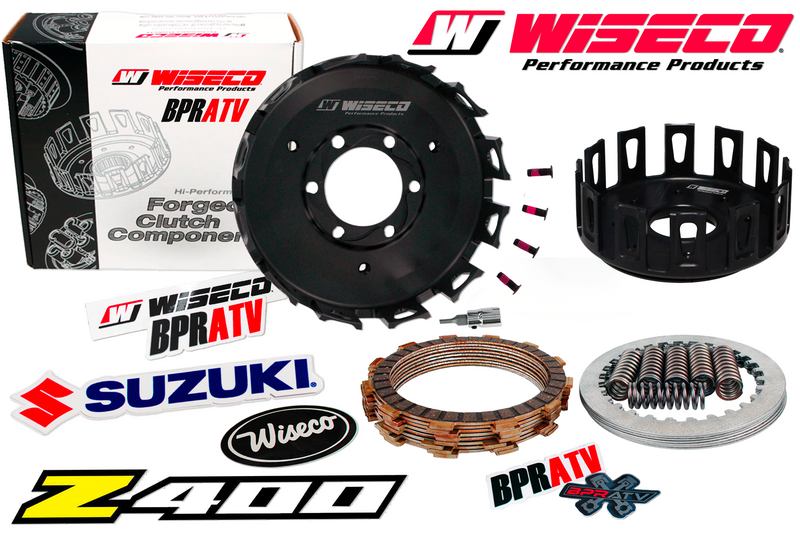 Suzuki LTZ400 Z400 '03-14 Wiseco Forged Clutch Basket HD Plates Springs Kit Race